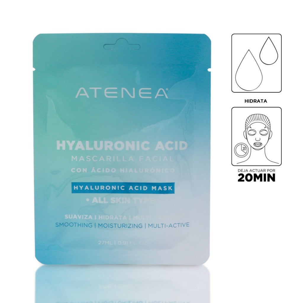 Mascarilla Hidratante Con Acido Hialuronico Atenea