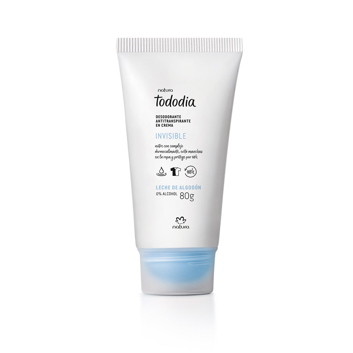 Desodorante en Crema Invisible Leche de Algodon Natura