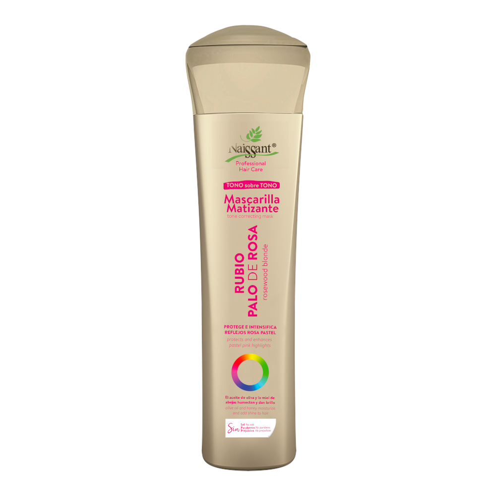Mascarilla Matizante Rubio Palo de Rosa 300ml