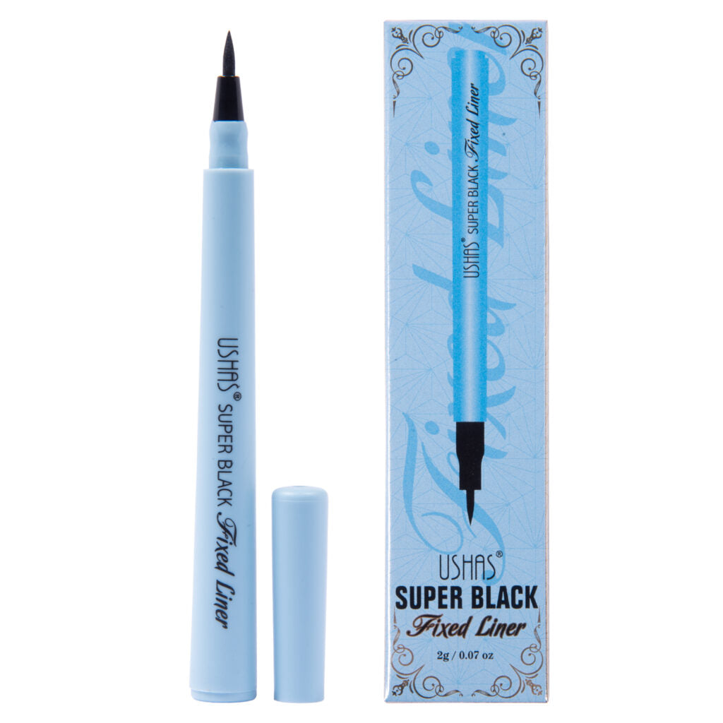 Plumon Delineador Super Black Usha