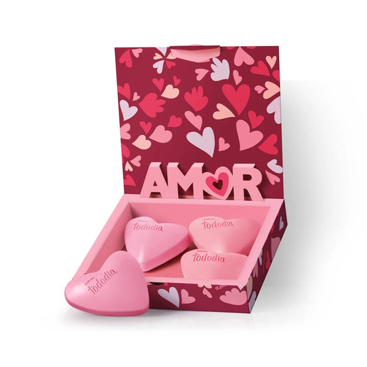 Caja x4 Jabones Corazon Natura