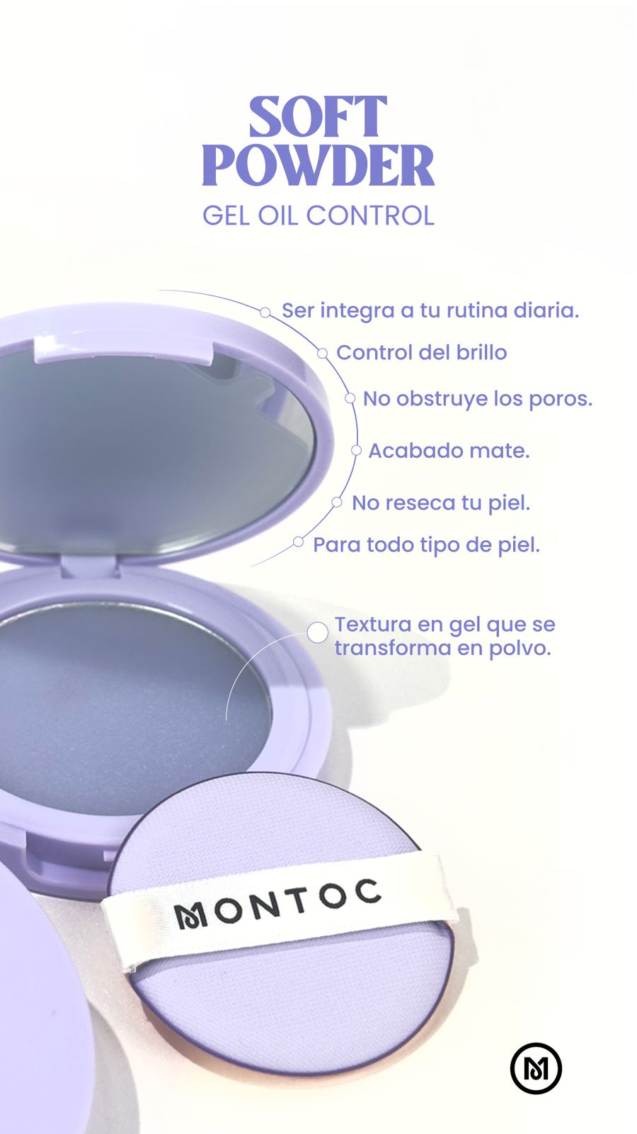 Gel Oil Control Soft Powder Montoc