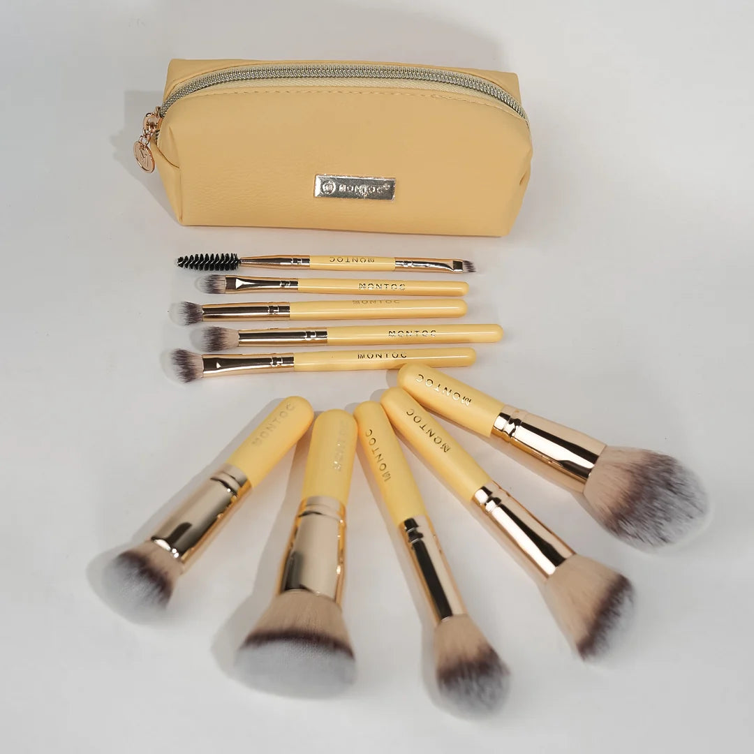 Kit de Brochas Viajero Mini Limoncello Montoc