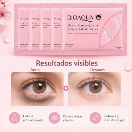 Parches para Ojos Rosa Bioaqua