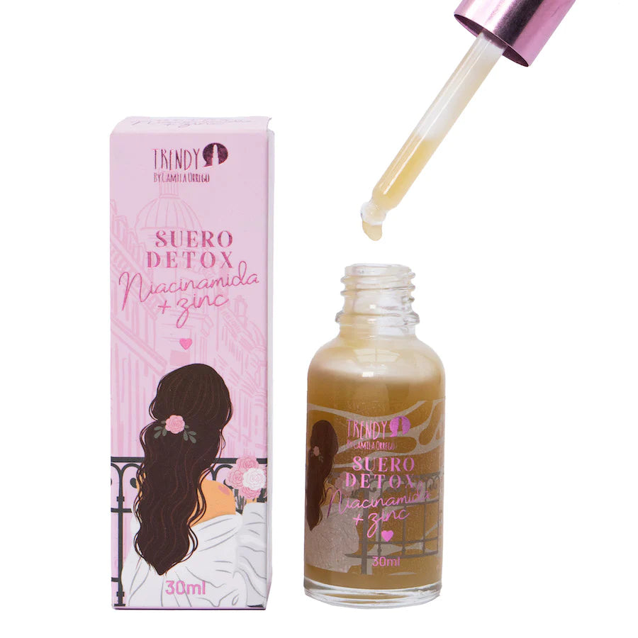 Suero Detox Niacinamida + Zinc Trendy