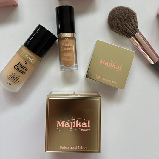 Polvo Suelto 4 Tonos Mini Matte Majikal Beauty