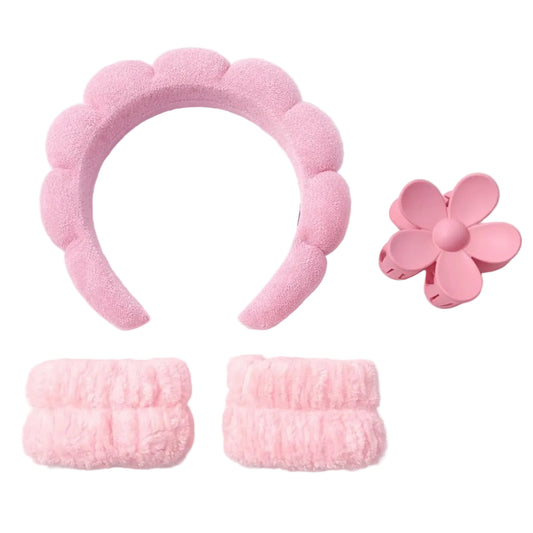 Set Balaca Puffy, Muñequera y Gancho
