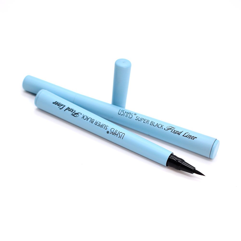 Plumon Delineador Super Black Usha