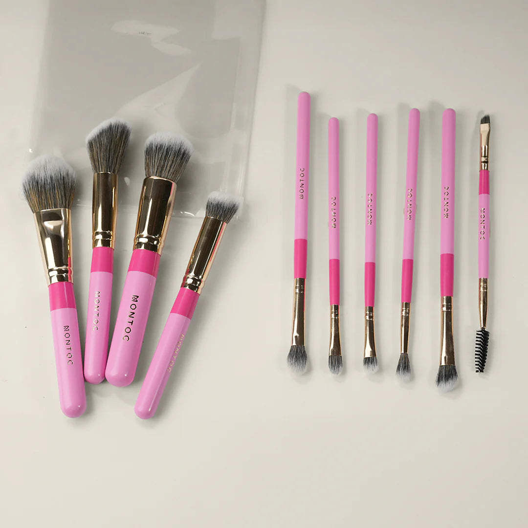 Kit de Brochas Fluffy x10 Montoc