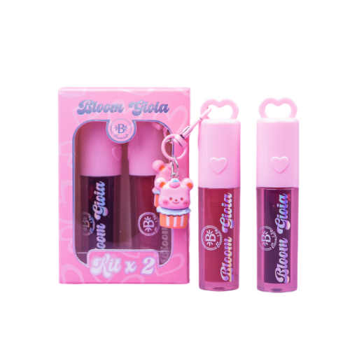 Kit x2 Tinta y Gloss Gioia Bloomshell