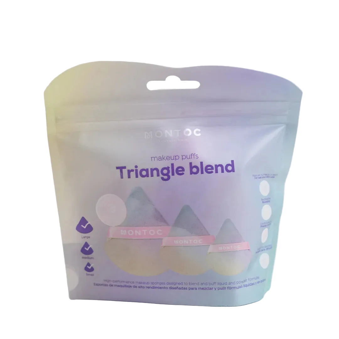 Set Borlas Triangulares x3 Montoc