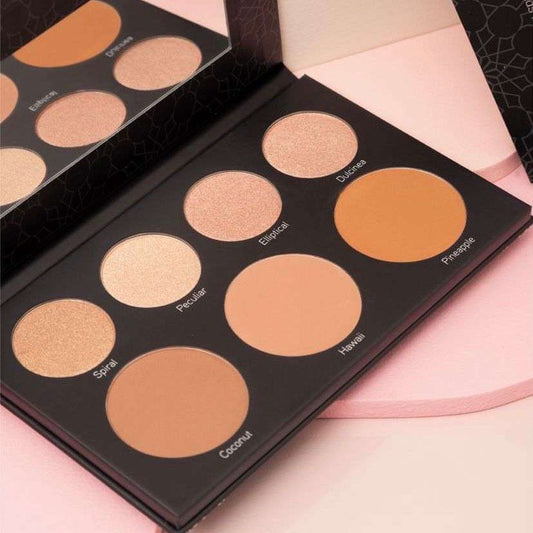 Paleta Contorno e Iluminadores Glam Black Atenea