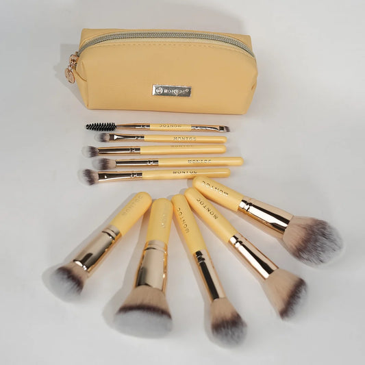 Kit de Brochas Viajero Mini Limoncello Montoc
