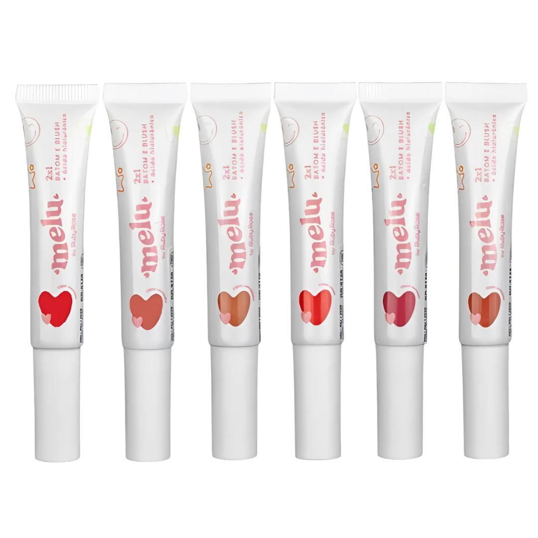 Rubor y Labial Liquido Melu